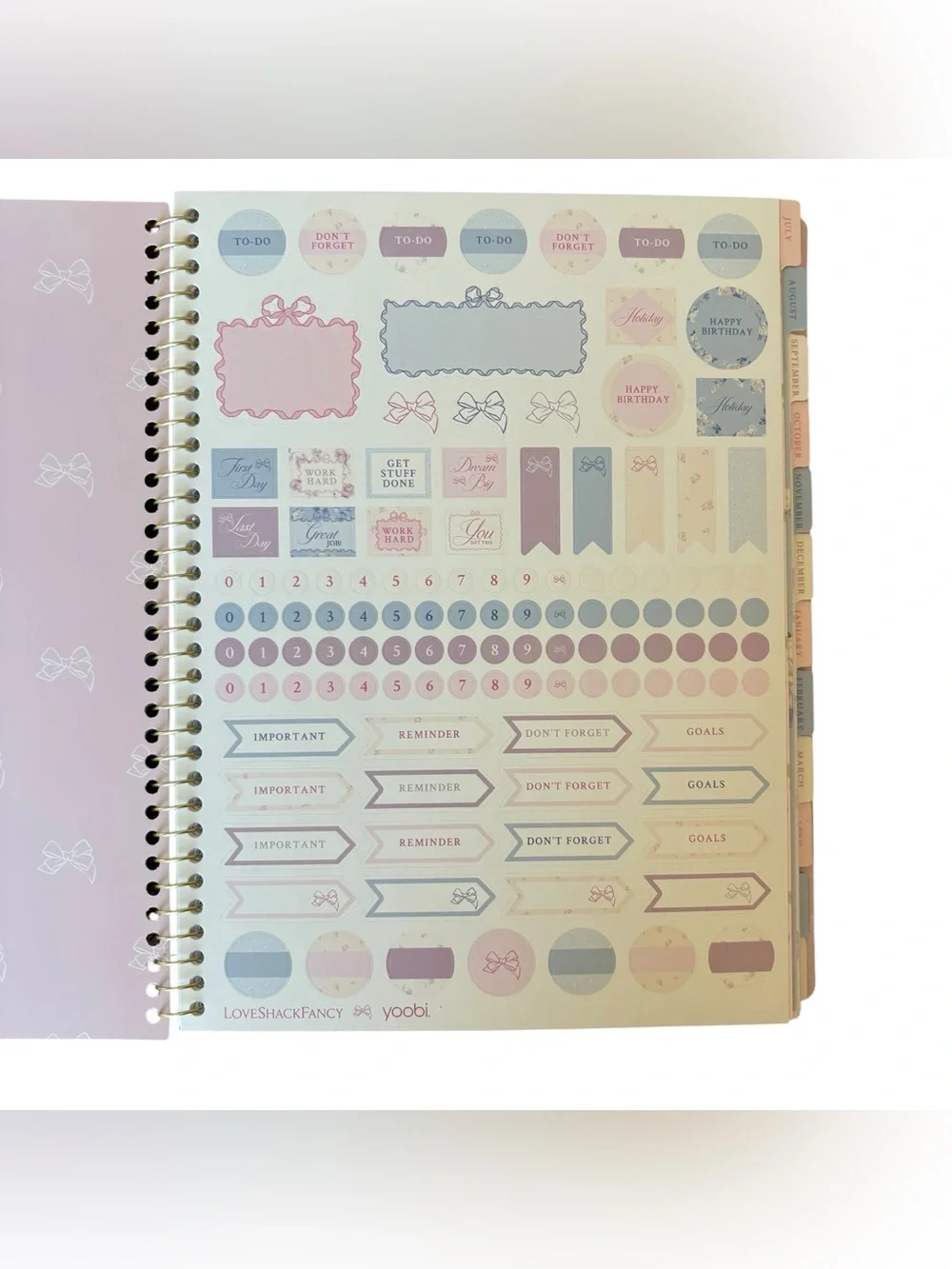 LoveShackFancy x Target Bundle - Everblooming Rosettes Pencil Case and Planner